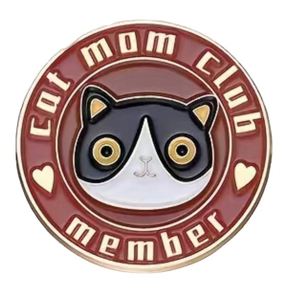 High-Quality Environmental Protection Alloy Animal Brooch Pin Cartoon Cat Cute - Picture 1 of 5